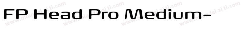 FP Head Pro Medium字体转换